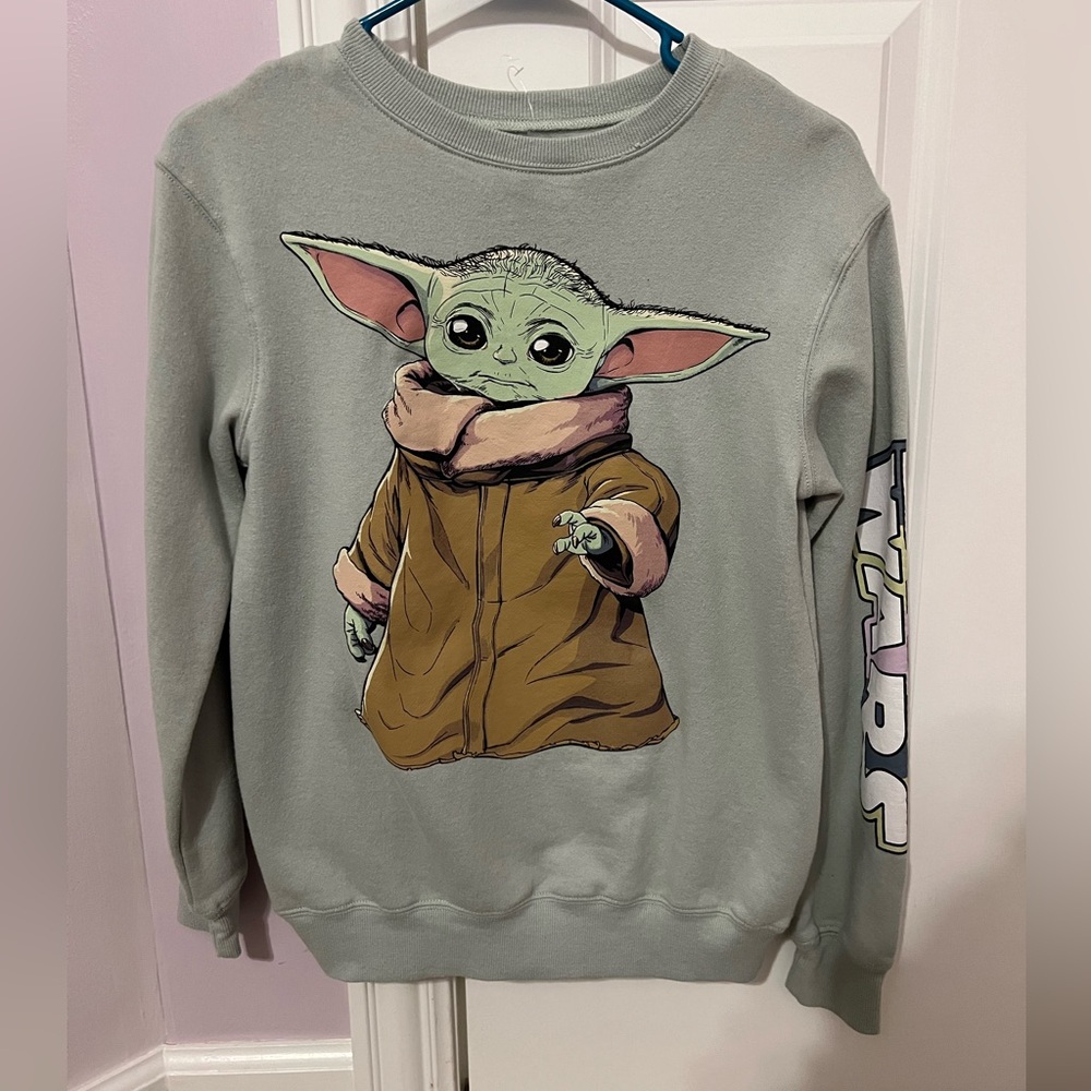 Star Wars Baby Yoda Graphic Sweatshirt XS